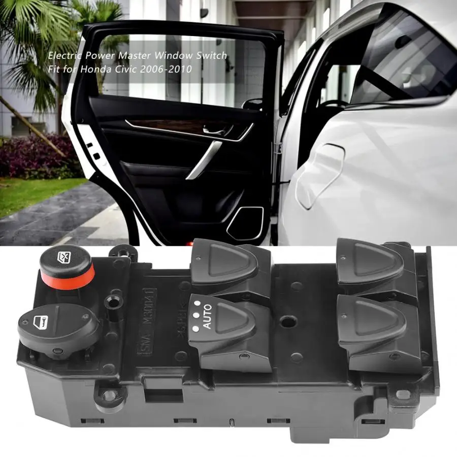 Переключатель Стеклоподъемника для Honda Civic 2006 2007 2008 2009 35750-SNV-H51 1 шт. левая сторона
