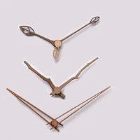 nordic wooden pointers diy creative wall clock hands 10 12 inch clock walnut wood needle quartz clock replace part accessories