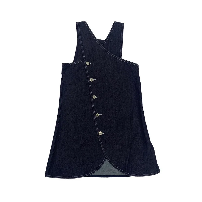 

Girls suspenders dress 2021 spring new girl retro college style dresses on both sides