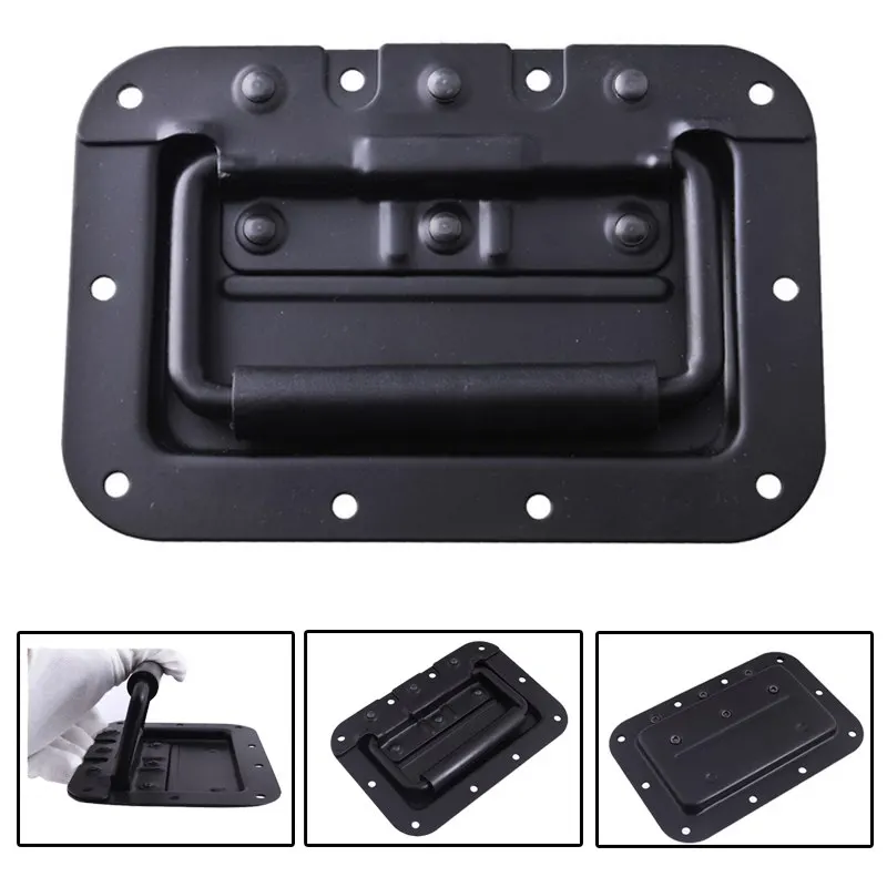 Домашняя мебель шкафчик фурнитура подпружиненная стальная Встраиваемая ручка с