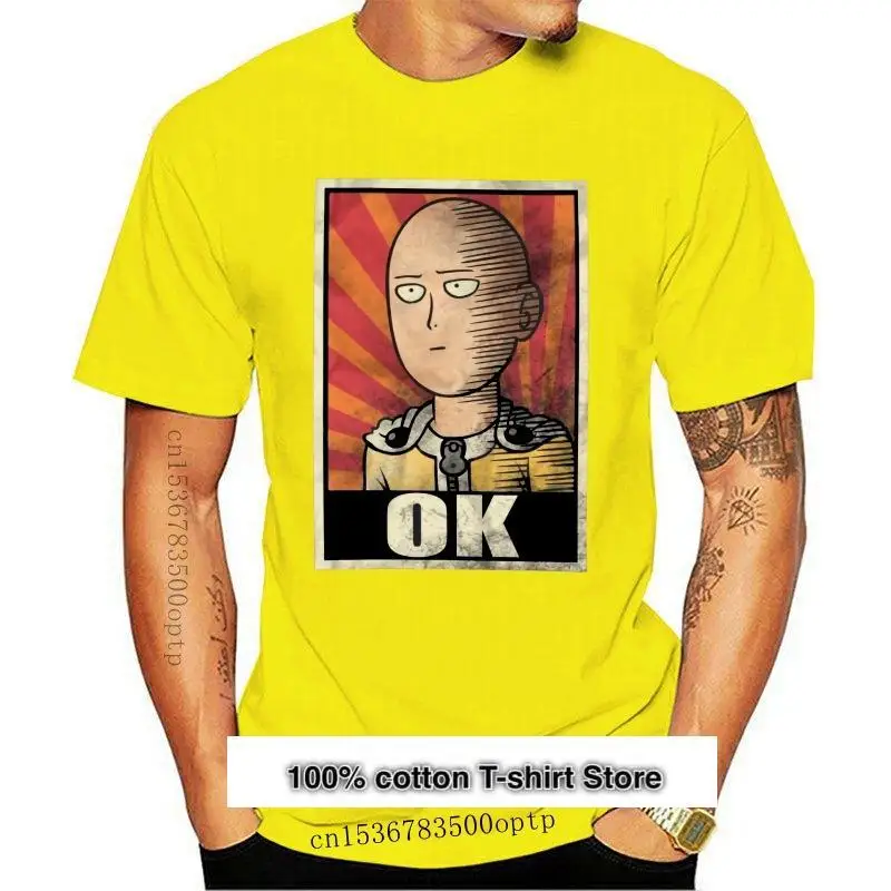 

Camiseta UNISEX a la moda, camiseta de One Punch Man, Saitama, Hero For Fun, Anime, Manga, gran oferta, 2021