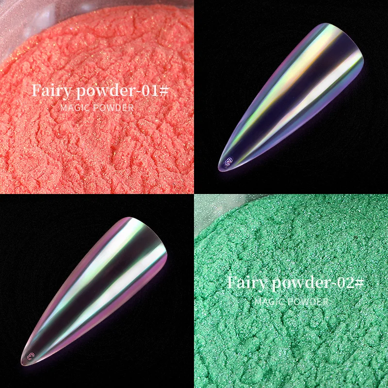 Ледяной Прозрачный блестящий пигмент для ногтей Unicorn с зеркальным эффектом