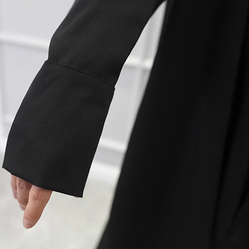 Куртка мужская Свободная с длинным рукавом летучая мышь, универсальная широкая рубашка, модный пиджак в стиле бойфренд, Корейская версия ск... от AliExpress RU&CIS NEW