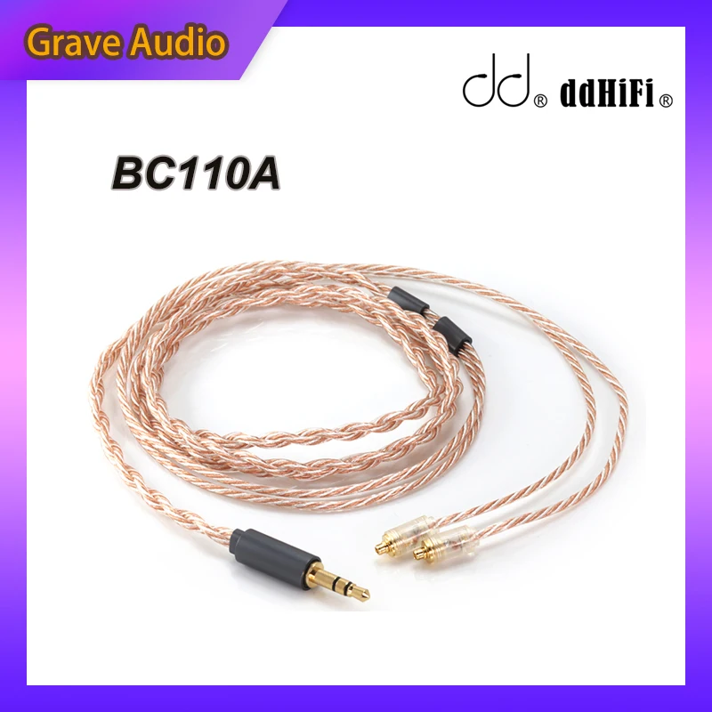 

DD ddHiFi BC110A Stock Earphone Cable of E2020B (Janus2) with High-Purity Silver-Plated OFC, 3.5mm Plug and MMCX Connector