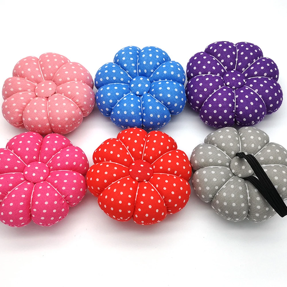 Швейные булавки в форме тыквы хлопковые тканевые пуговицы ремешок на запястье