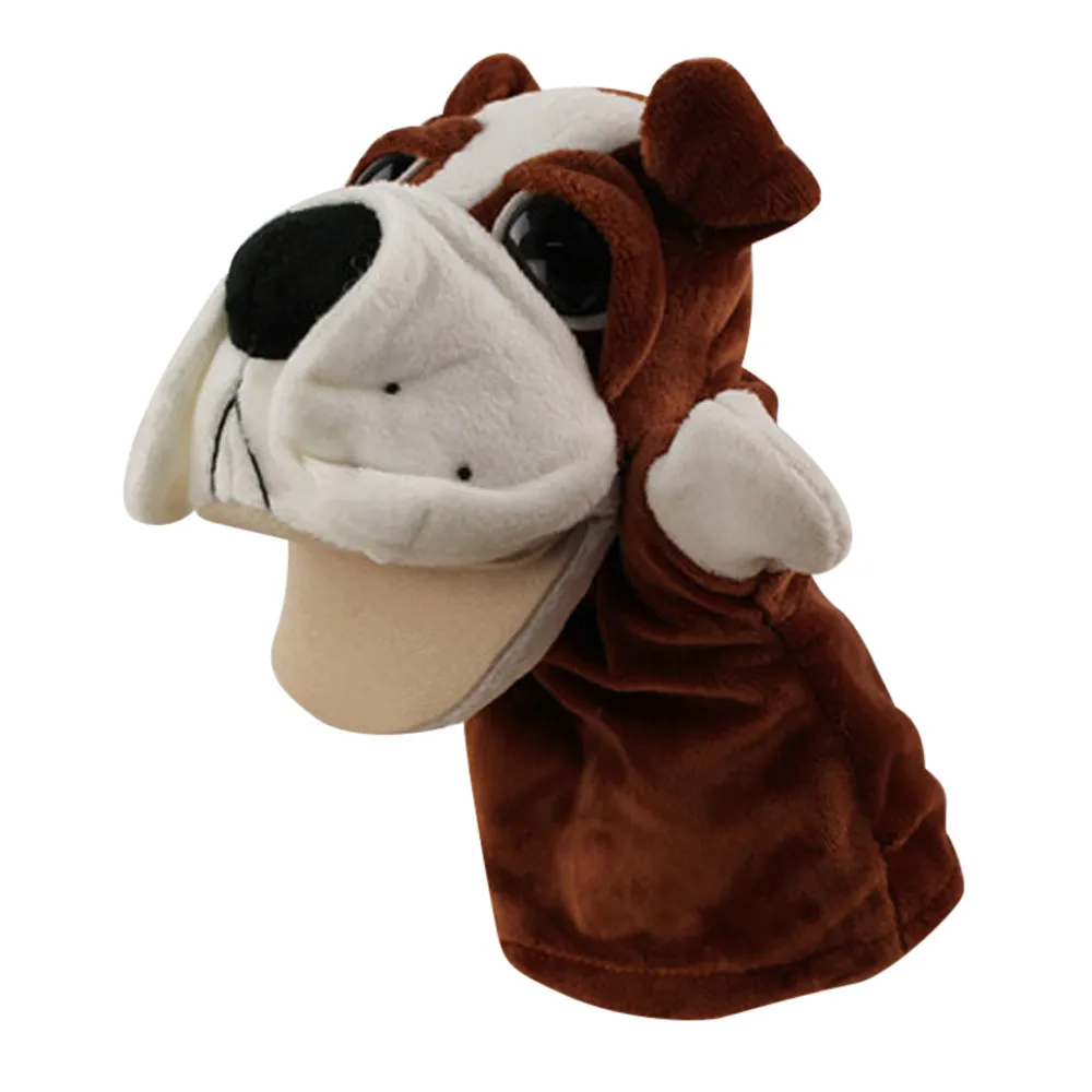 Cute Cartoon Animal Doll Parent-child Interactive Telling Story Kids Glove Hand Puppet Soft Plush Toys #B | Игрушки и хобби