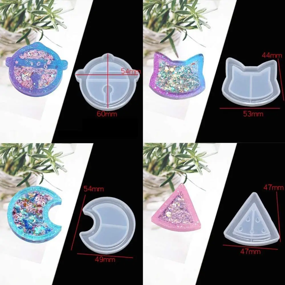 1 шт. силиконовые формы эпоксидная смола медведь звезда эскимо плесень ювелирные