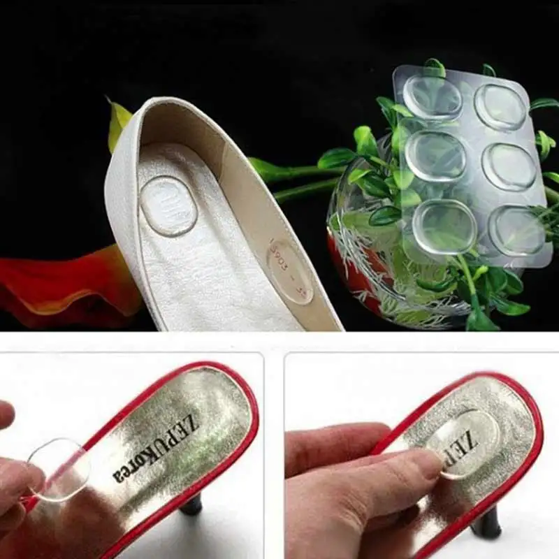 

Silicone Pads High Heel Shoes Slip Resistant Protect Pain Relief Foot Care Forefoot Half Yard Invisible Insoles Arch Inserts Pad