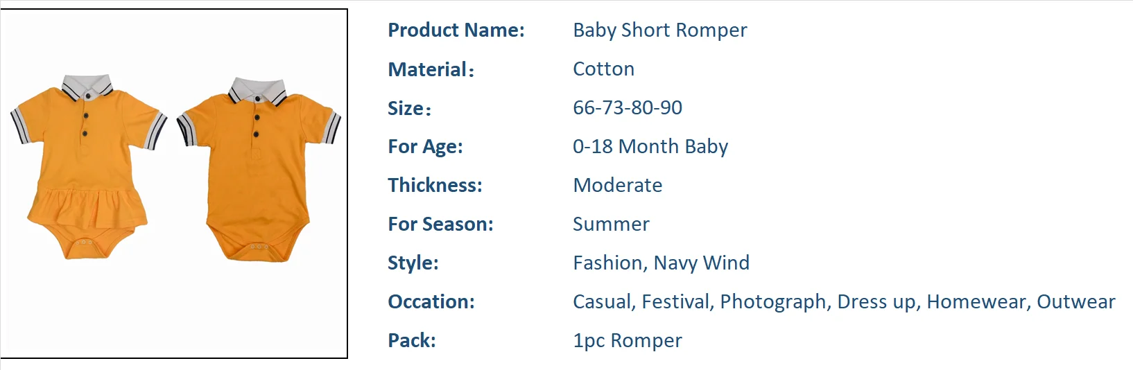 Infant Baby Twins Clothes Short Sleeve Lapel Collar Rompers Brother and Sister Clothing Solid Color One Piece Cotton Playsuit