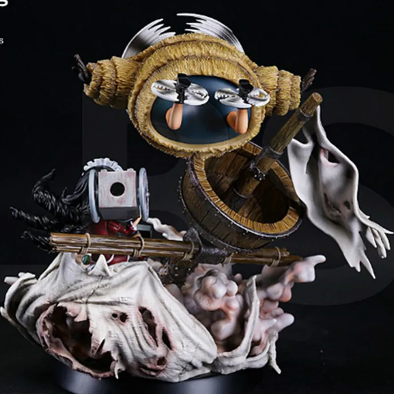 

13" One Piece Small Tang Jiazu Baby-5 And Donquixote Pirates Buffalo GK Resin Action Figure Collectible Model Toyc BOX 32CM L151