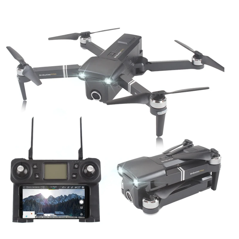 

Drone 4k HD ESC Electric Camera 5G WIFI FPV RC With LED Light 120° Wide Angle Camera Foldable RC Drone VS SG906 X35 F11