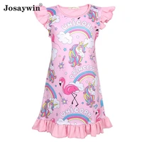 josaywin girls dress summer dresses vestidos birthday party casual kid dresses girls children clothing cartoon dress for girl