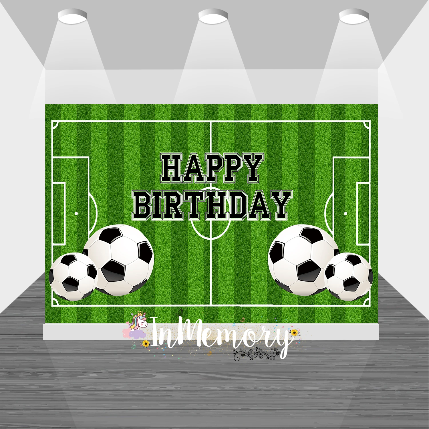 

Мальчик 1-й День рождения фон для фотографии Футбол поле спортивный постер детский душ Декорация