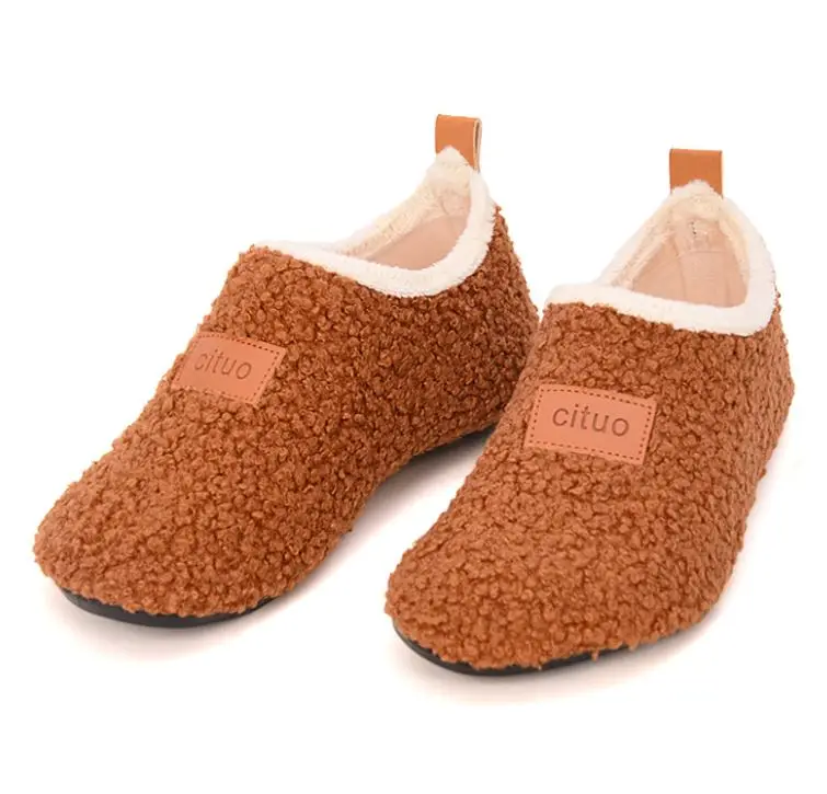 Детская обувь для мальчиков и девочек малышей мягкие милые домашние тапочки