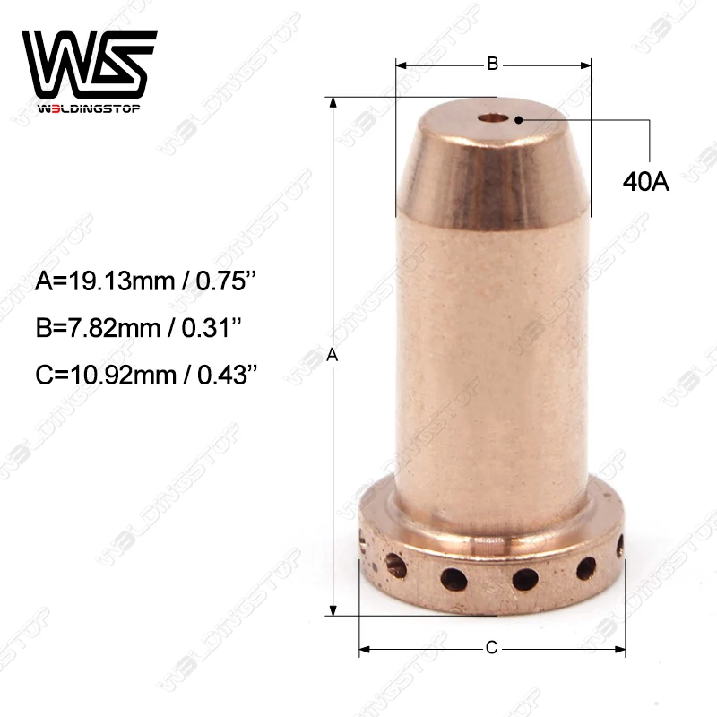 9 0093 перетащите наконечник 40A насадка для Термальность динамики Cutmaster 42