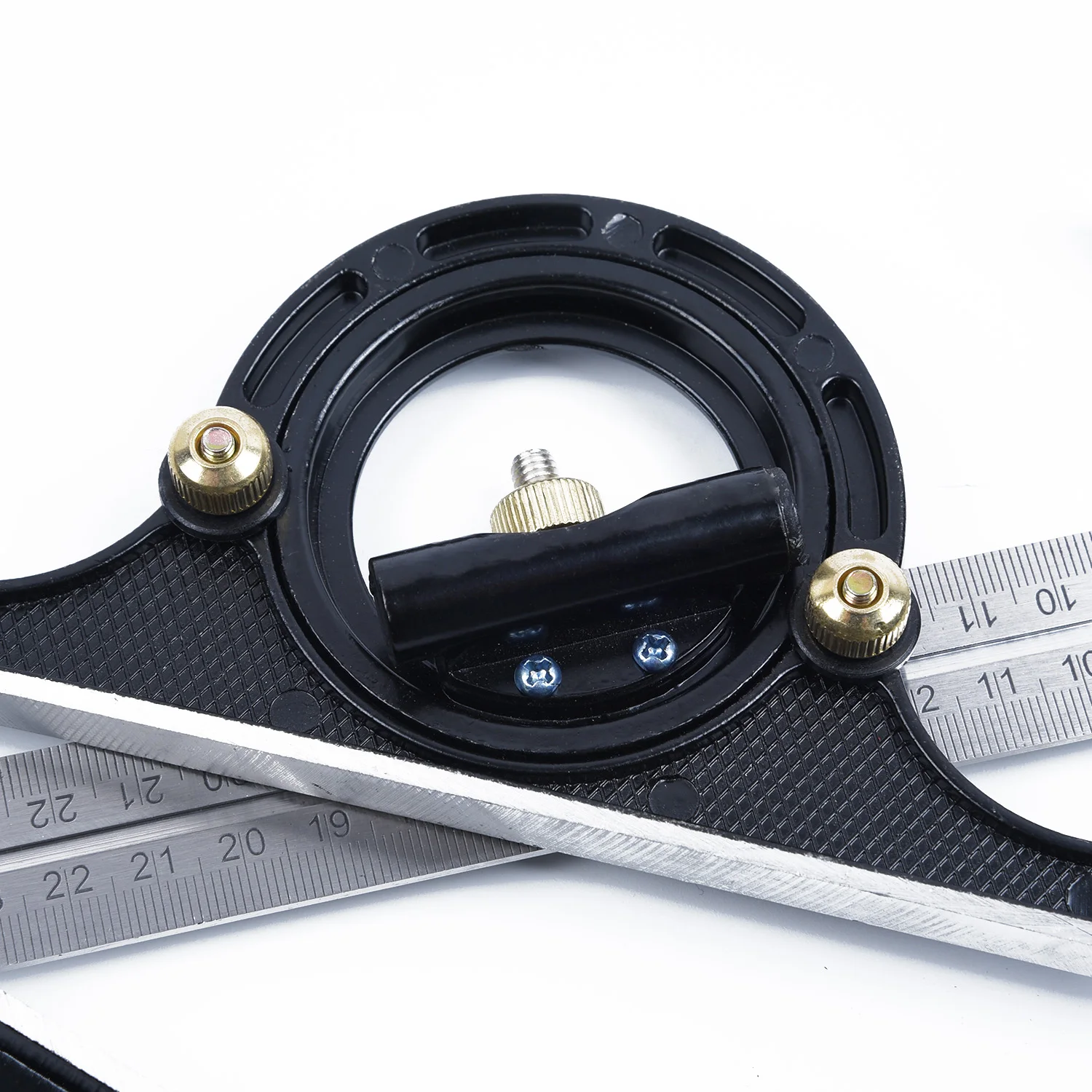 

12 SAE Metric Multi Function Steel Combination Square Protractor Measuring Tool