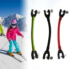 Уличный тренировочный спортивный компактный эластичный зажим для зимних лыж контроль скорости наконечник простой клиновидный разъем вспомогательное устройство для начинающих лыж