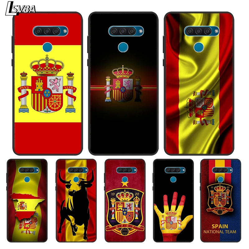

Spain Spanish flag For LG K22 K71 K61 K51S K41S K30 K20 2019 Q60 V60 V50S V50 V40 V35 V30S V30 G8 G8S G8X ThinQ Phone Case
