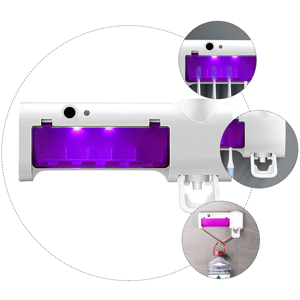 

1 Set of Multifunctional Disinfector Wall Mounted Toothbrush Sterilizer