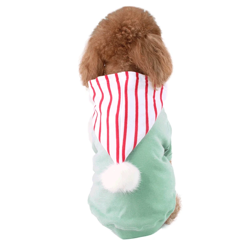 

New style pet clothes autumn and winter coat Teddy dog clothes sweater two-legged cotton clothes decorated with cat clothes