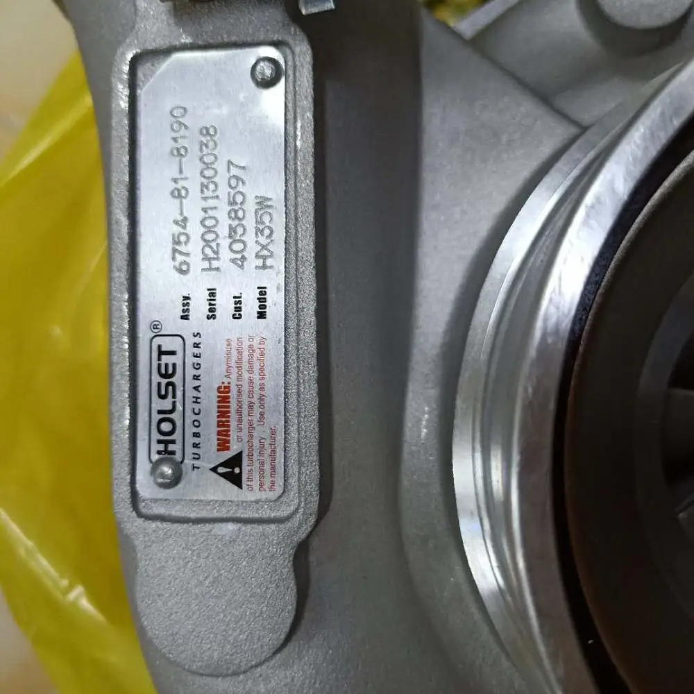 

PC220-7 Excavator Turbine HX35W Turbocharger 6738-81-8192 6738-81-8191 6738-81-8190