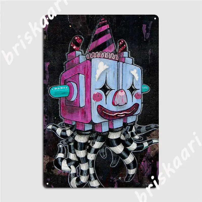 Металлический плакат Octobox для кинотеатра роспись в гостиной проектирование