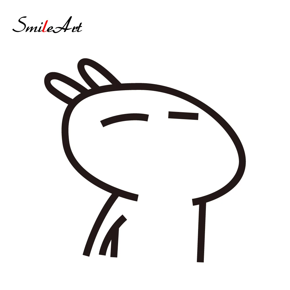 Автомобильный Стайлинг забавный кролик стикер автомобиля s Авто Виниловая