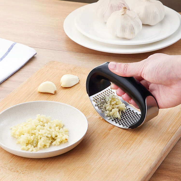 

Stainless Steel Garlic Presses Kitchen Accessories Cooking Manual Garlic Crusher Ginger Squeezer Chopper Vegetable Tool Gadgets