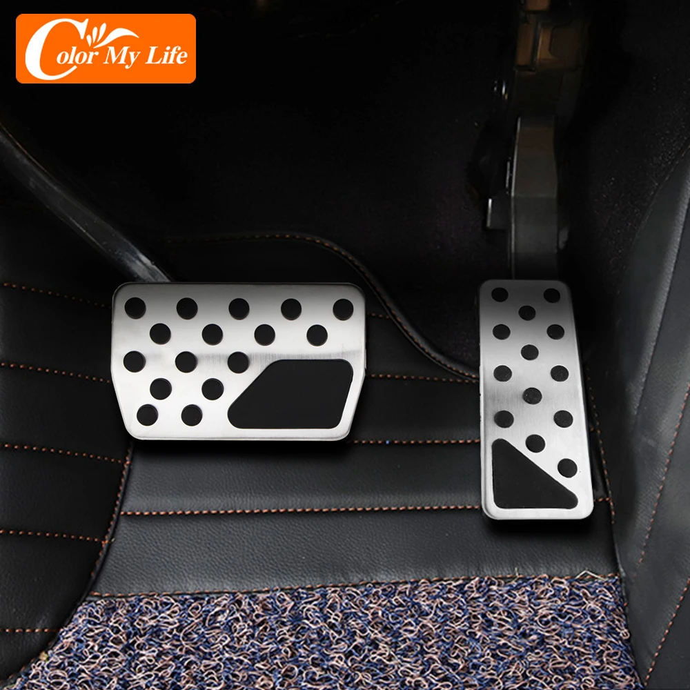 Color My Life AT топливный газовый тормоз из нержавеющей стали защитная накладка на