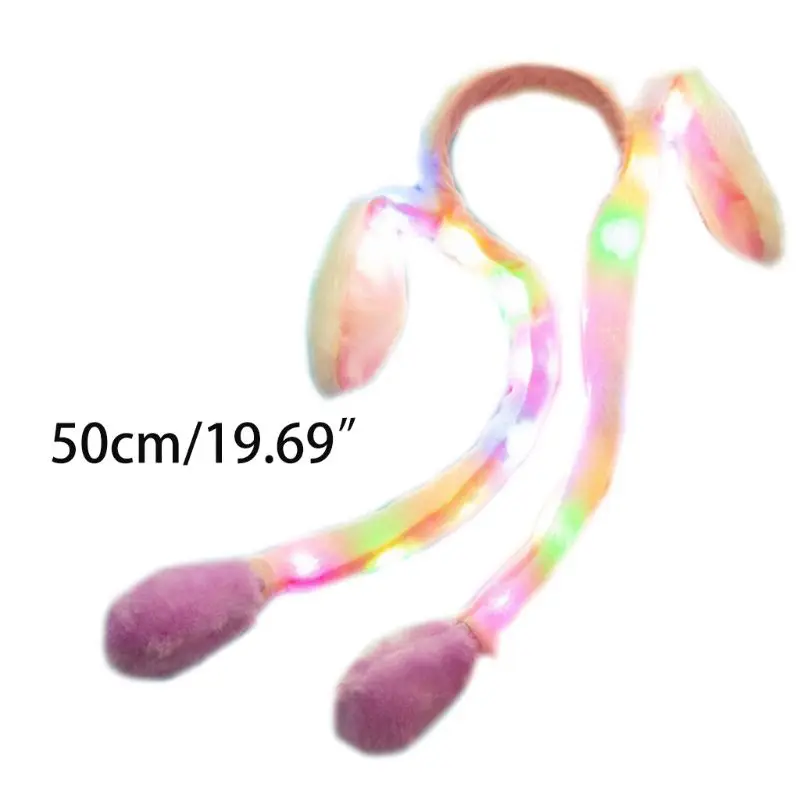 Милый светодиодный светильник для женщин и девочек повязка на голову с подушками