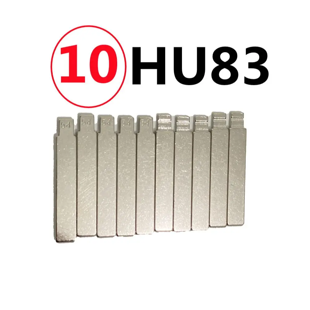 

Брехэль 10 шт. 54 # KD Blade Lishi HU83 Лезвие автомобильного ключа для Xhorse VVDI KD KEYDIY Flip Remote для Citroen Peugeot Замена лезвия