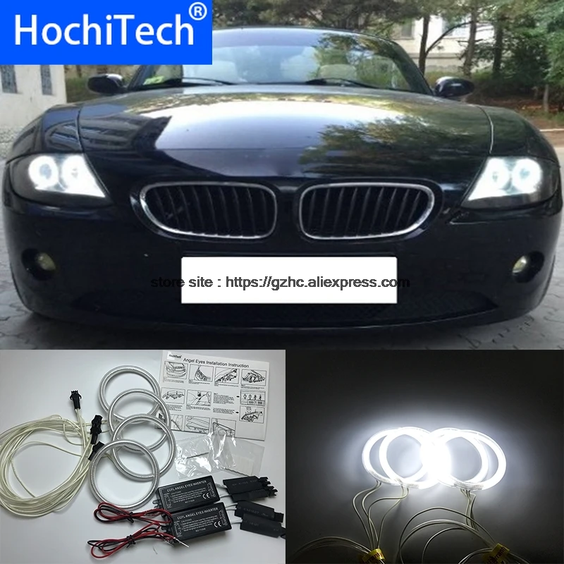 HochiTech для BMW Z4 E85 E86 2002 2008 ультра ярсветильник дневной свет DRL CCFL ангельские глазки