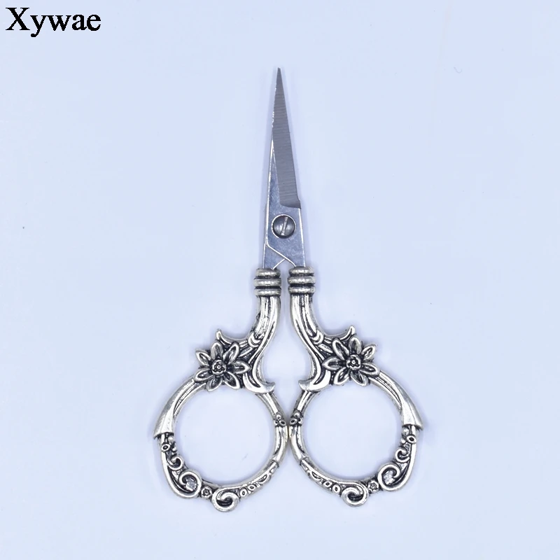 Винтажные ножницы для шитья резки рукоделия вышивки ткани ретро небольшие
