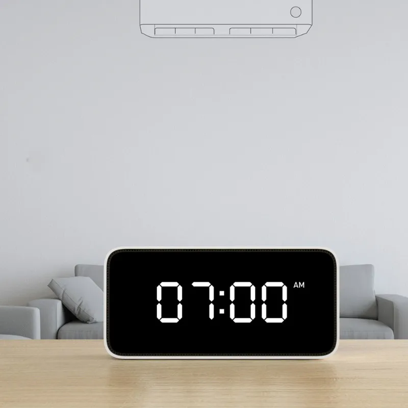 Оригинальный умный голосовой будильник xiaomi ABS часы Dersktop автоматическая