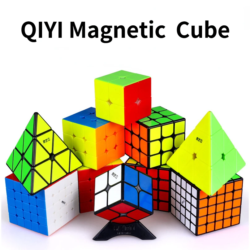 

QIYI MOFANGGE 2x2x2 3x3x3 4x4x4 5x5x5 Pyramid Magnetic Magic Cube Speed Puzzle Professional 3*3 Cubes Education Cubo Magico Toys