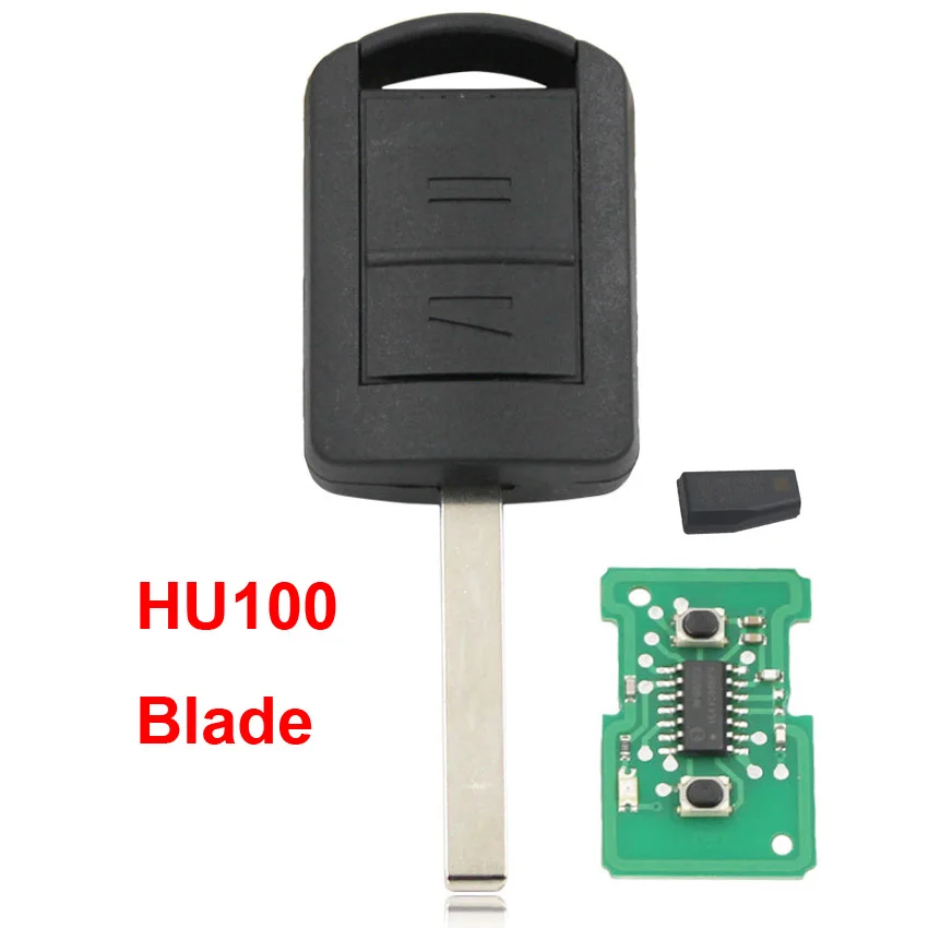 2 кнопочный дистанционный Автомобильный ключ 433 МГц чип ID40 HU46/HU100/YM28