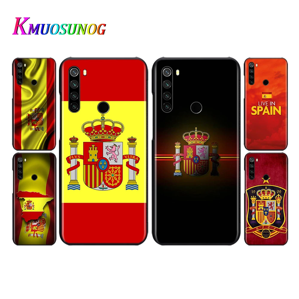 Мягкий чехол накладка с испанским флагом для Xiaomi Redmi Note 9A 9C 9 9S Max 8T 8 7 6 5 Pro 5A 4X