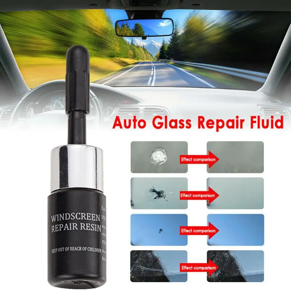 

Automotive Car Vehicle Windscreen Window Glass Crack Repair Fluid Agent Tool Kit