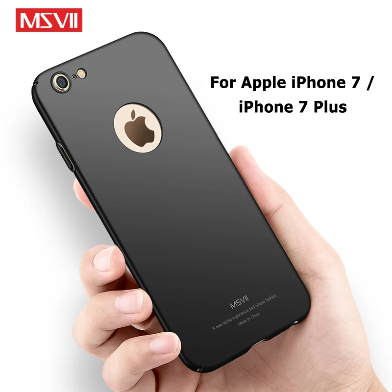 Чехол Msvii для iphone 7 роскошный матовый чехол Apple iPhone 8 Plus тонкий жесткий из