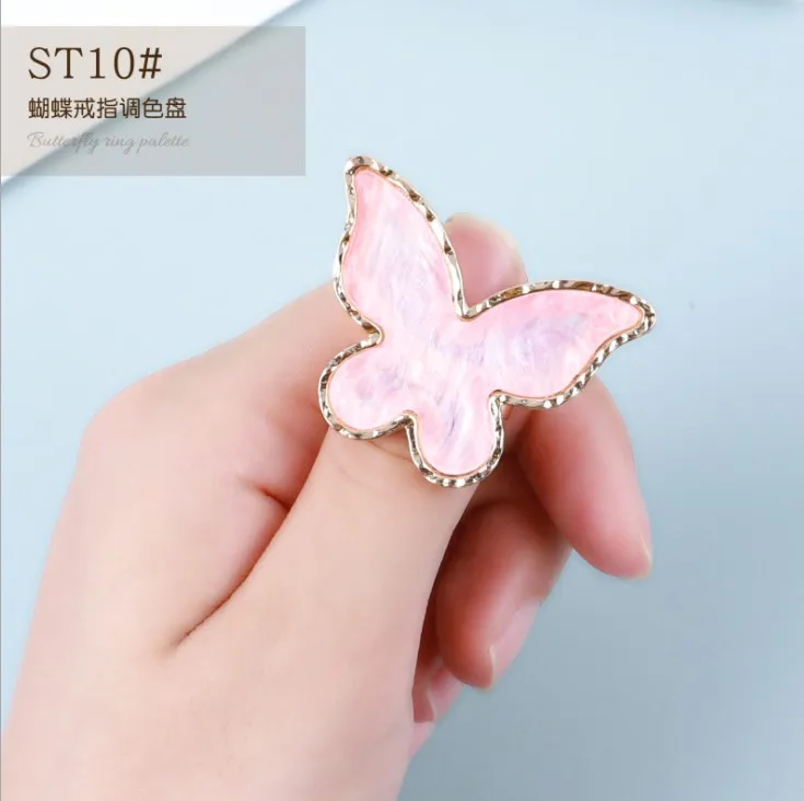 Новинка полимерная каменная Палитра для дизайна ногтей кольцо на палец
