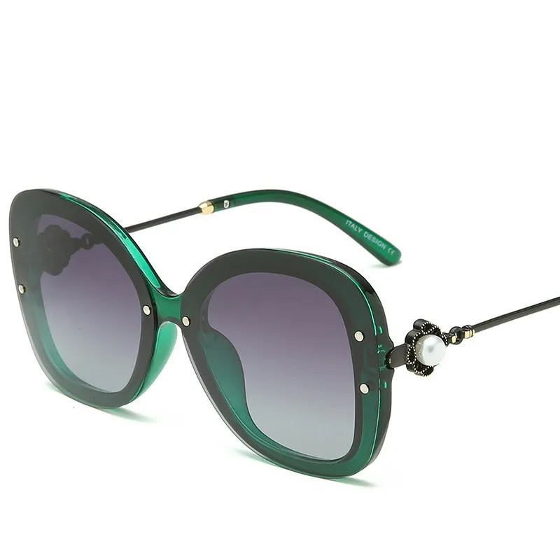 Роскошные поляризационные солнцезащитные очки для женщин Ретро стиль фирменный