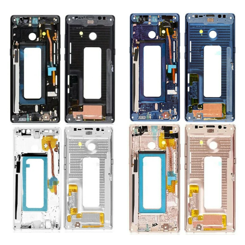 Оригинальная металлическая рамка ЖК-пластина для samsung Note 8 Galaxy Note8 N950 N950F N950FD