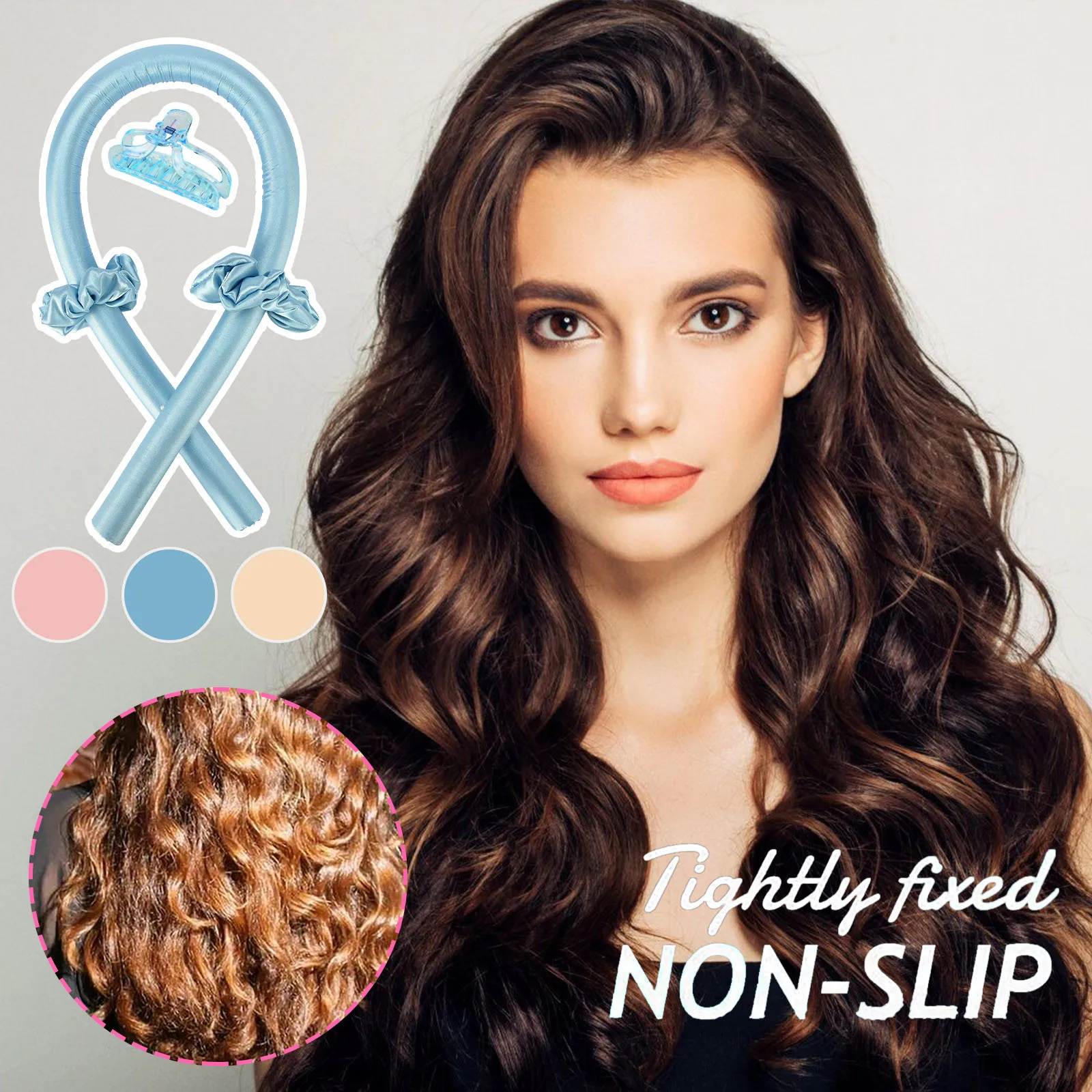 

Heatless Curling Rod Headband Lazy Curler Set Make Hair Soft And Shiny women headband high quality hot sale