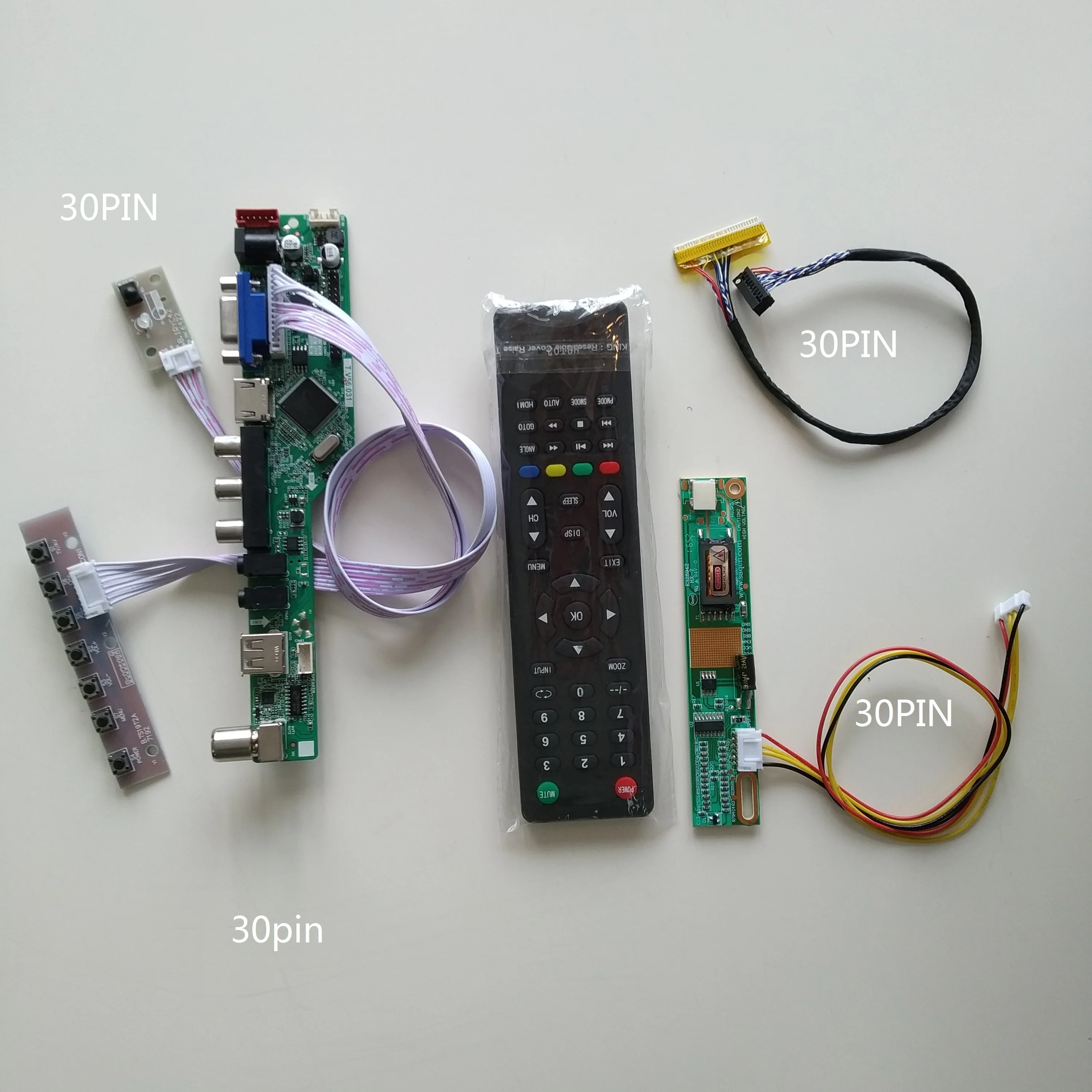 Плата контроллера телевизора ЖК дисплей USB AV VGA Аудио для 14 1 дюймового 1280X800 B141EW04
