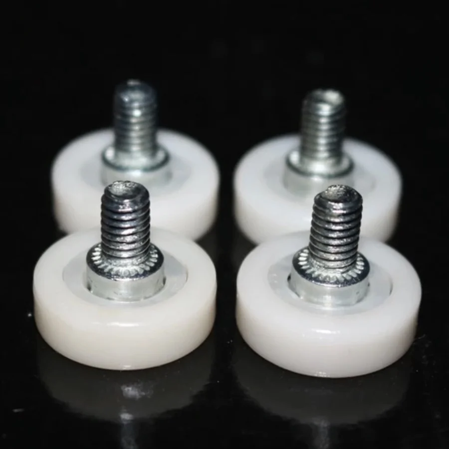 Diâmetro: 29 mm m6 Gaveta Rolamento Polia Rodas Gabinete Rodada Móveis Porta Movendo Nylon Polia 20 Pcs