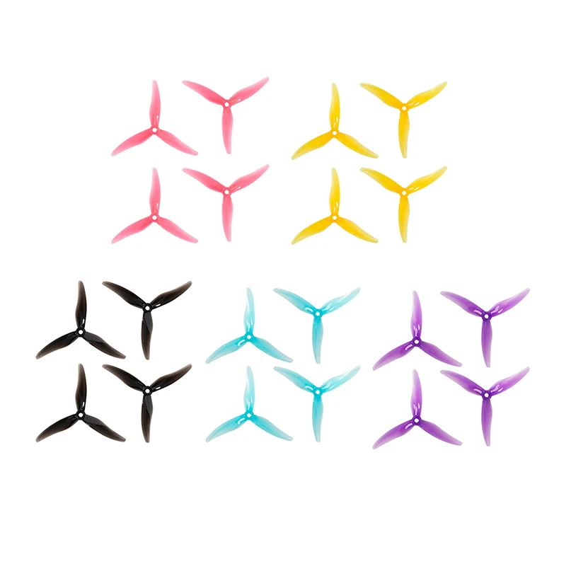 

GEMFAN Hurricane 51477 4,12g 5 мм/POP 3-лопастной Пропеллер CW CCW 5 дюймов Φ 6S для двигателя 2206-2407 DIY RC FPV гоночный Дрон