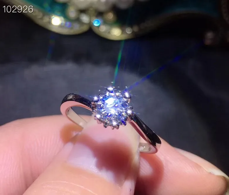 Кольцо женское из серебра 925 пробы с бриллиантами | Украшения и аксессуары