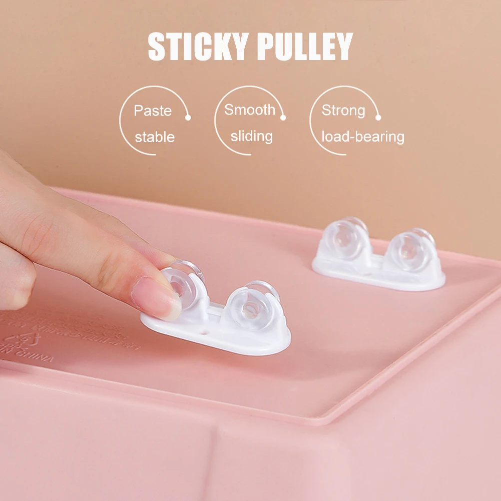 4 шт. самоклеющиеся Ролик DIY аксессуары ящик для хранения оборудование колесо