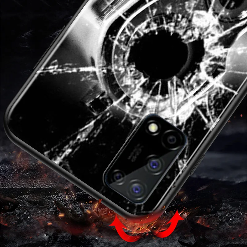 

Cool Gun AK47 For Honor X10 5G 10X 10i 10 9C 9S 9A 9i 9N 9X Pro 9 Lite Phone Case