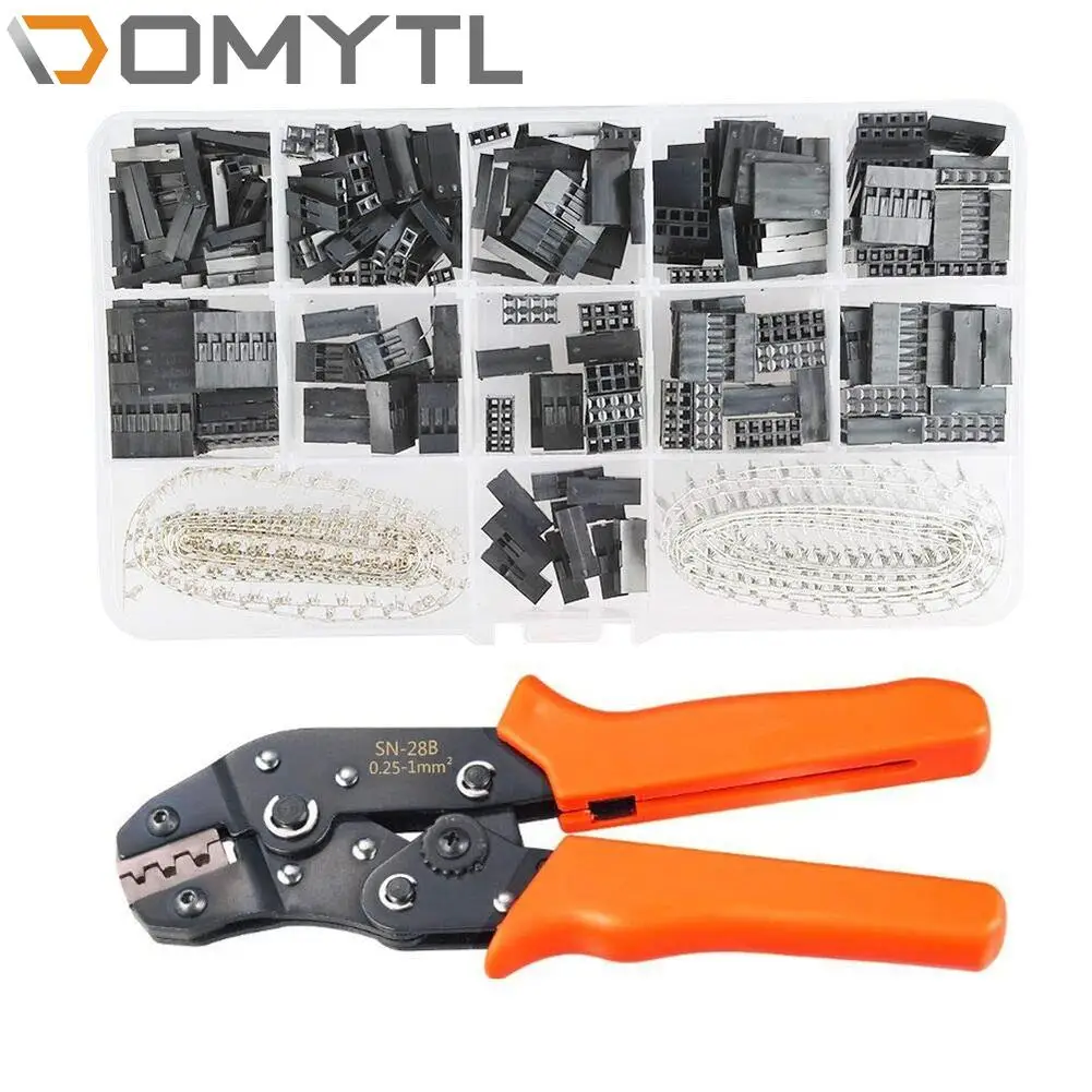 

620Pcs for DuPont 2.54/2.8/3.0/3.96/4.8 Insert Spring Terminal Crimping Pliers